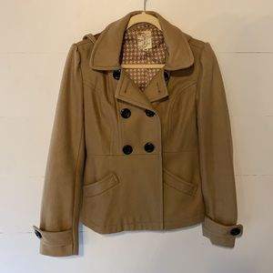 Tan Pea Coat